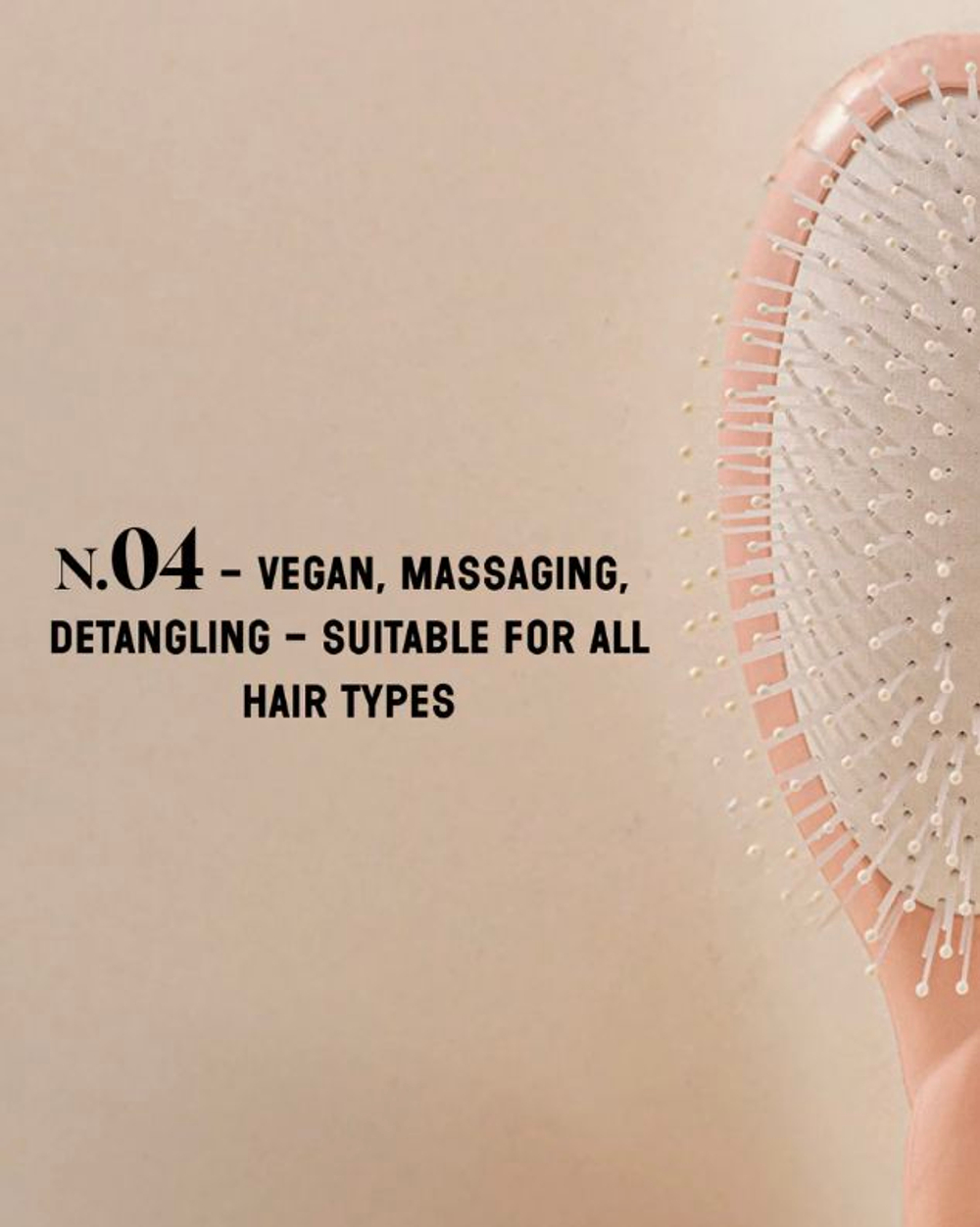 La Bonne Brosse Массажная расческа для волос N 04 Miracle Detangling and Massaging Brush - Pink