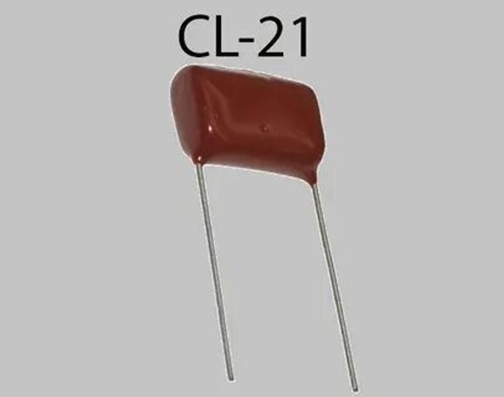 Конденсатор CL21: 100 нФ, 250V,  ±10%,