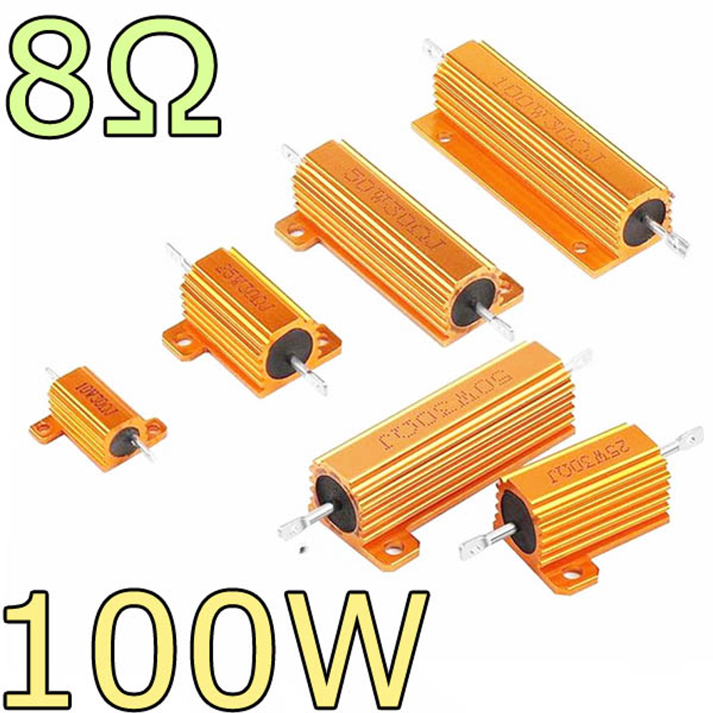 Резистор керамический 100W- 8 Ом