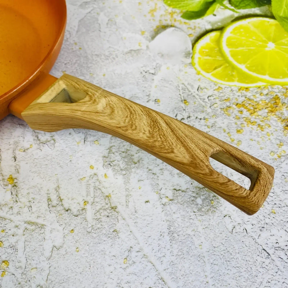 Сковорода «BAROLY» Terracotta 28см индукционная с антипригарным покрытием, бакелитовая ручка