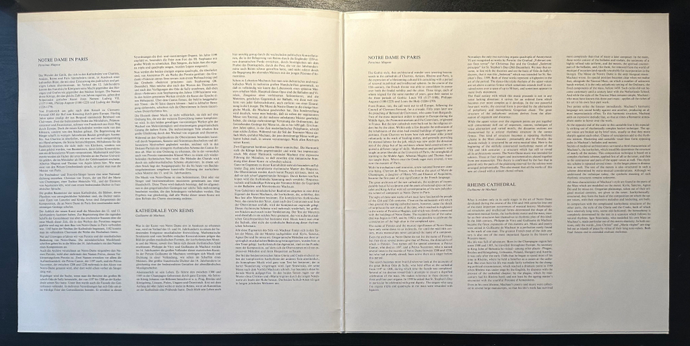 Перотин, Гильом де Машо - Sederunt Principes / Месса Ностр-Дам для четырех голосов (Германия)
