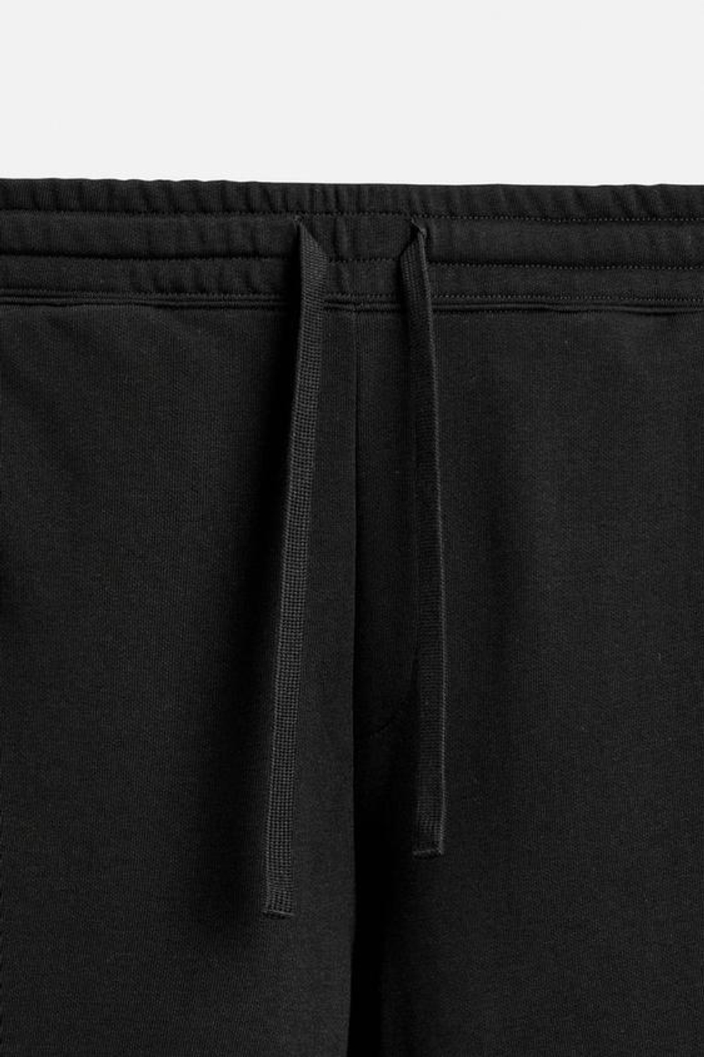 ZARA БАЗОВЫЕ БРЮКИ-ДЖОГГЕРЫ, ЧЕРНЫЙ