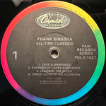 Frank Sinatra ‎– All-Time Classics 2LP (США 1983г.)