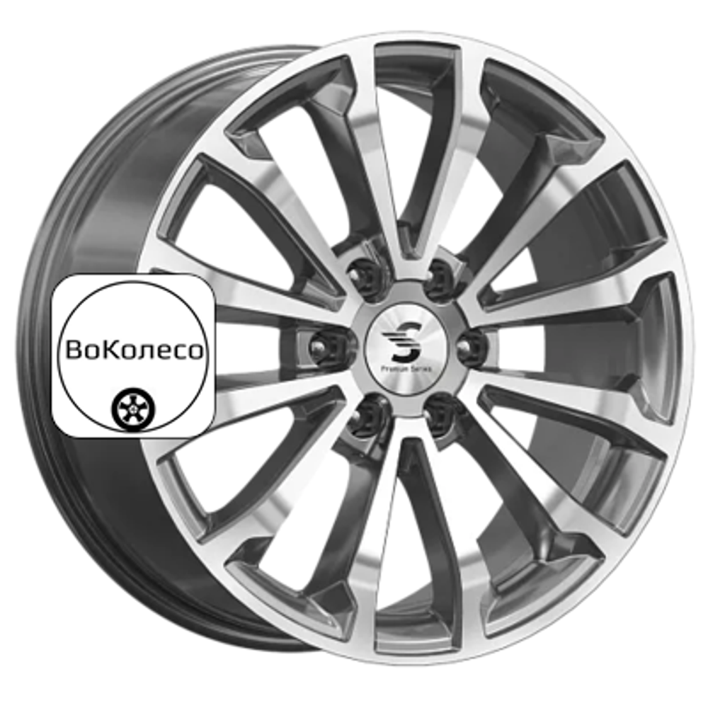 8,5x20/6x139,7 ET33 D100,1 КР006 (TANK 500) Diamond Gloss Graphite Premium Series