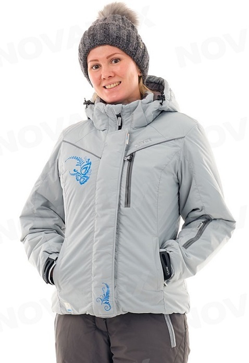 Костюм женский зимний Грация (таслан, светло-серый) PAYER