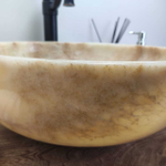 Каменная раковина из оникса Bowl Sunset Medium TinLip BO-00827