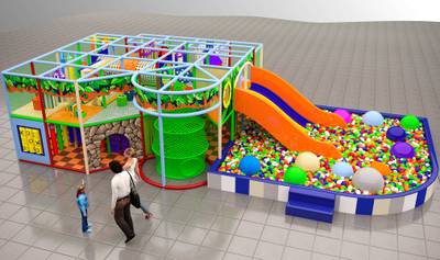 Игровая комната с лабиринтом «Летний Городок»