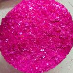Хлопья Неоновые Розовые для дизайна ногтей, маникюра, бодиарта, макияжа...