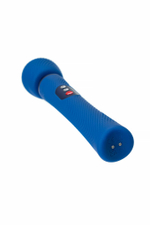 Синий вибромассажер Vim Vibrating Wand - 31,3 см. (Цвет: синий)