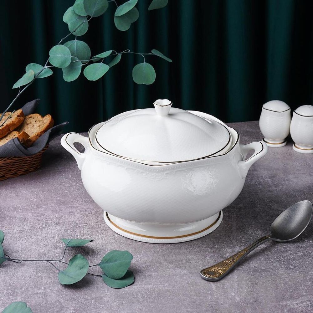 Супница 2,2 л d 19,6 см h12 см Gold Aristocrat Noble [1]