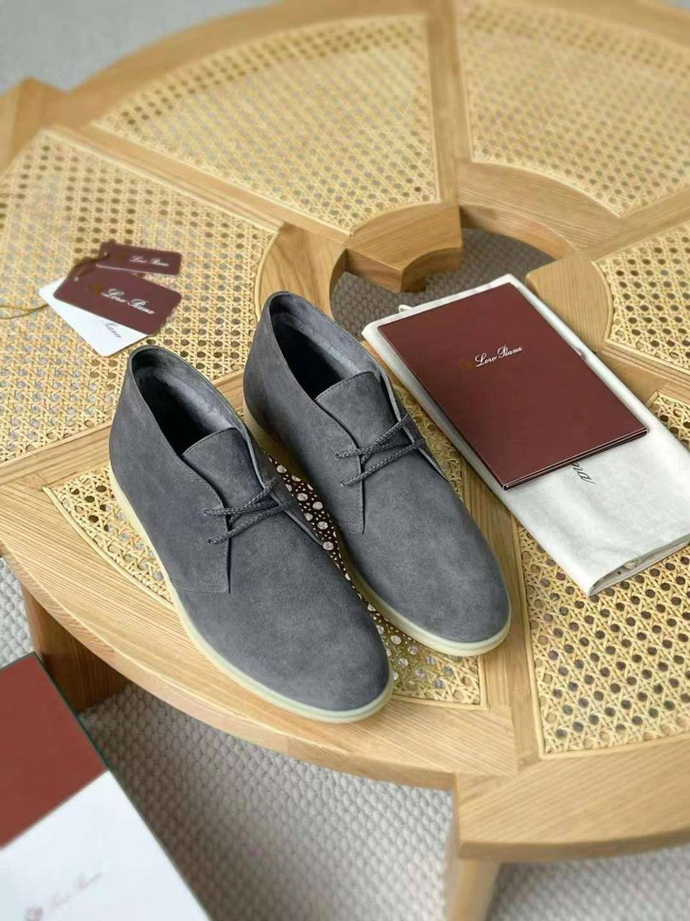 Высокие лоферы Loro Piana