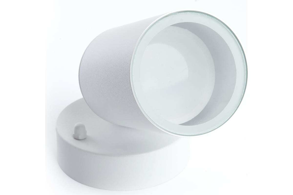 Светильник архитектурный DH1704, на стену, GU10 230V, белый (на стену) Feron