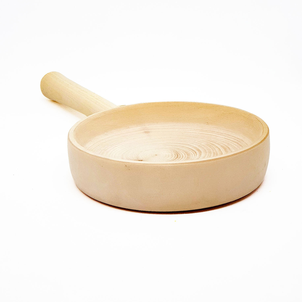 Сковорода 280*d130мм малая, деревянная заготовка