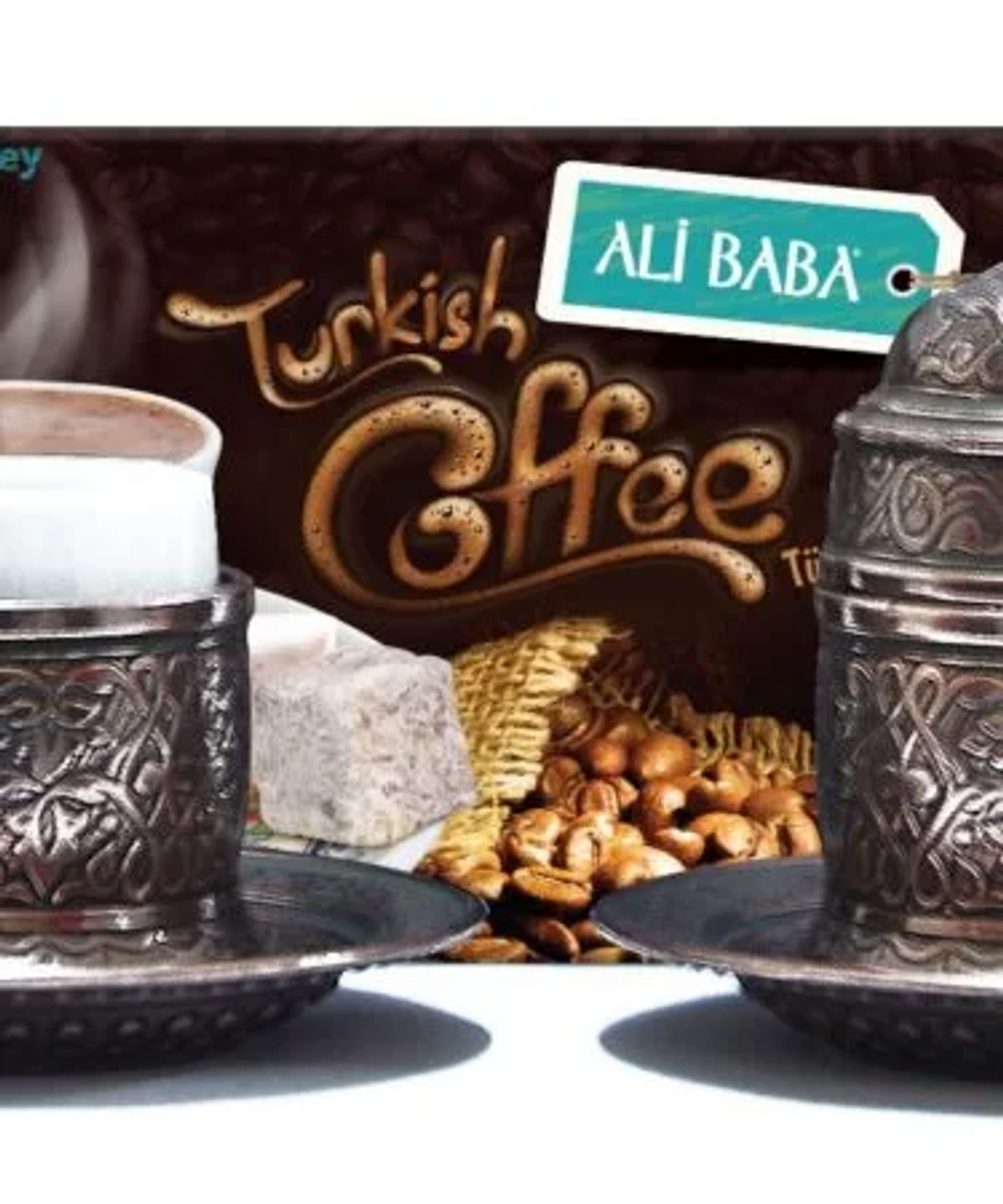 Турецкий кофейный набор с двойным кофейником, Ali baba, 100гр
