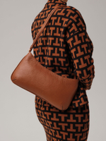 Кожаная сумка Deboro 31024 коричневый фундук