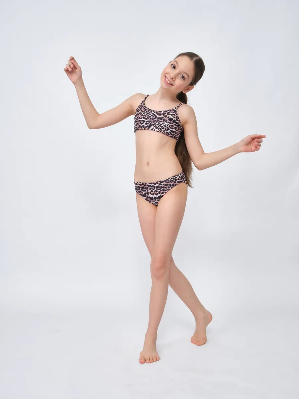 купальник раздельный с топом для бассейна