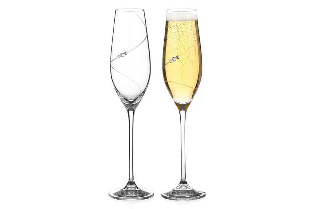 Набор бокалов для шампанского Силуэт, 210 мл, 2 шт