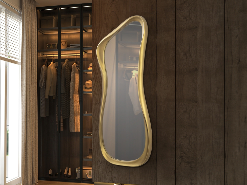 Gina Зеркало настенное золотое