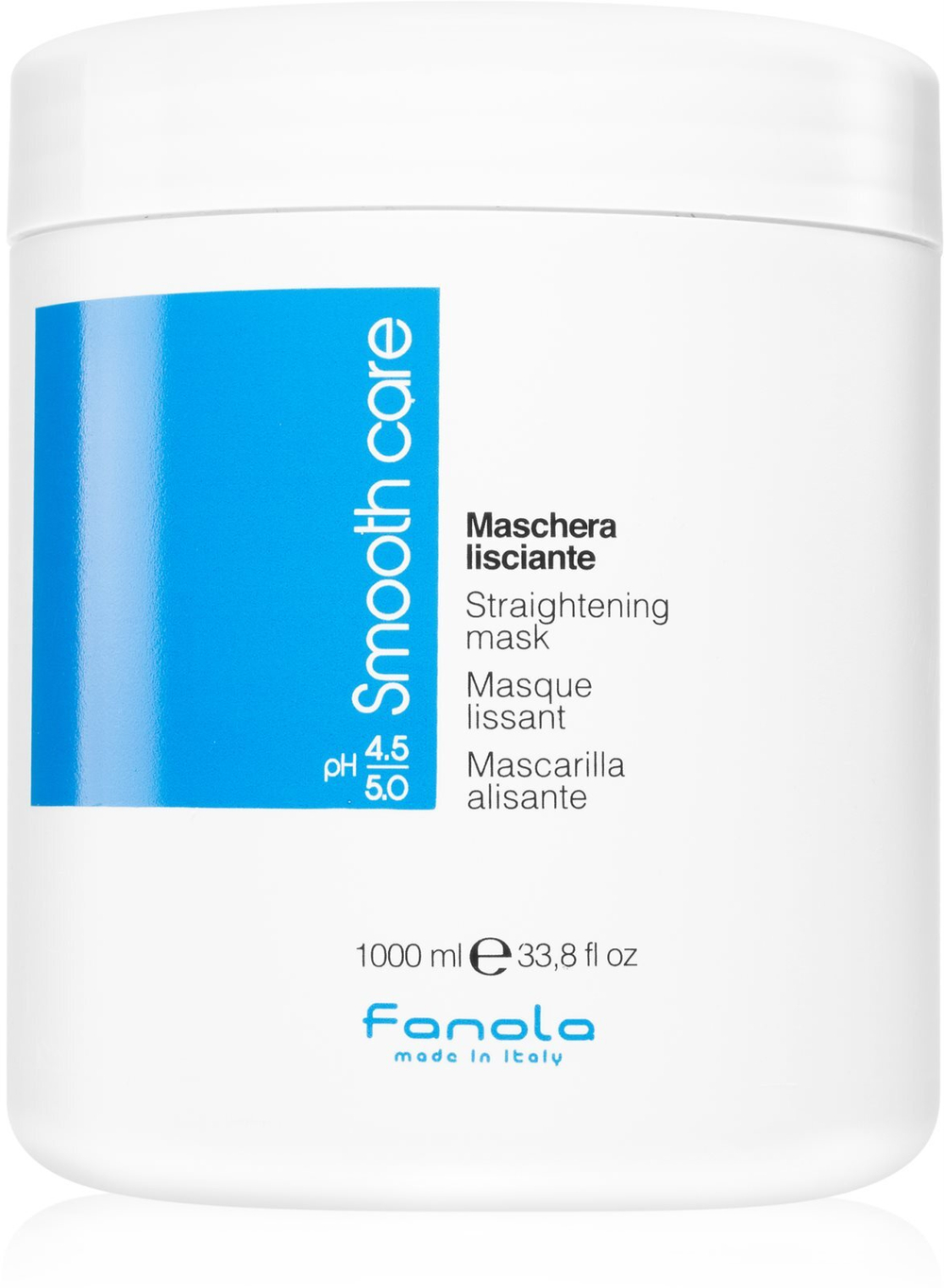 Fanola Smooth Care - Разглаживающая маска для непослушных и вьющихся волос /   1000  ml  / GTIN 8032947866687