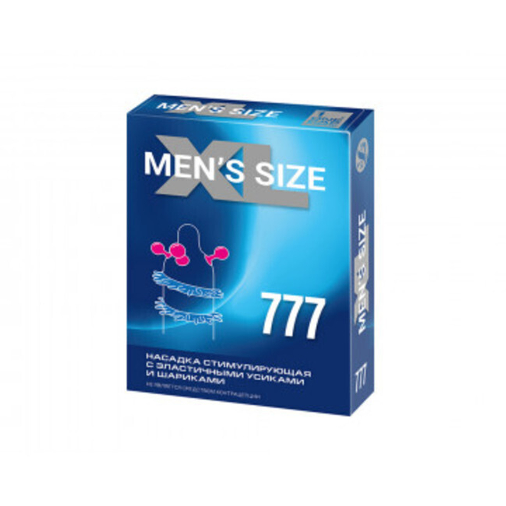 Насадка стимулирующая MENS SIZE 777 (Цвет: прозрачный)