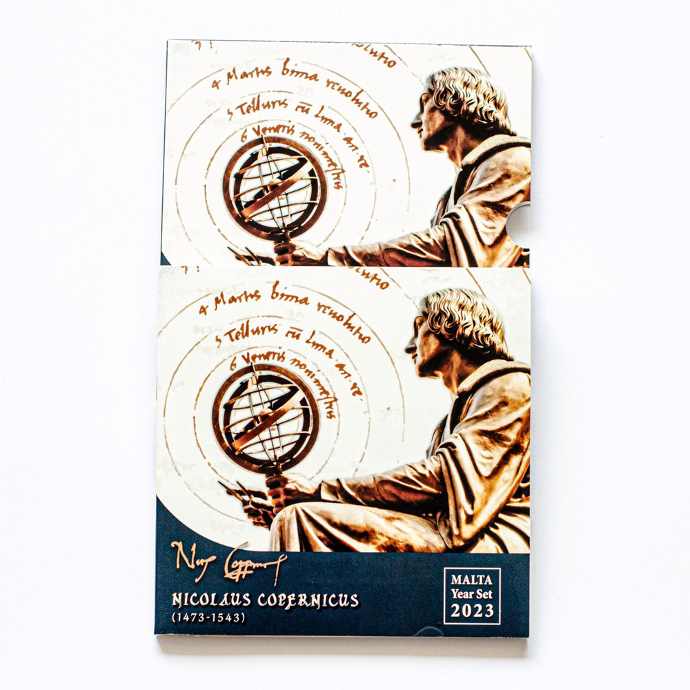 Malta 2023 Euro Coin Set – Including €2 Copernicus BU in Blister