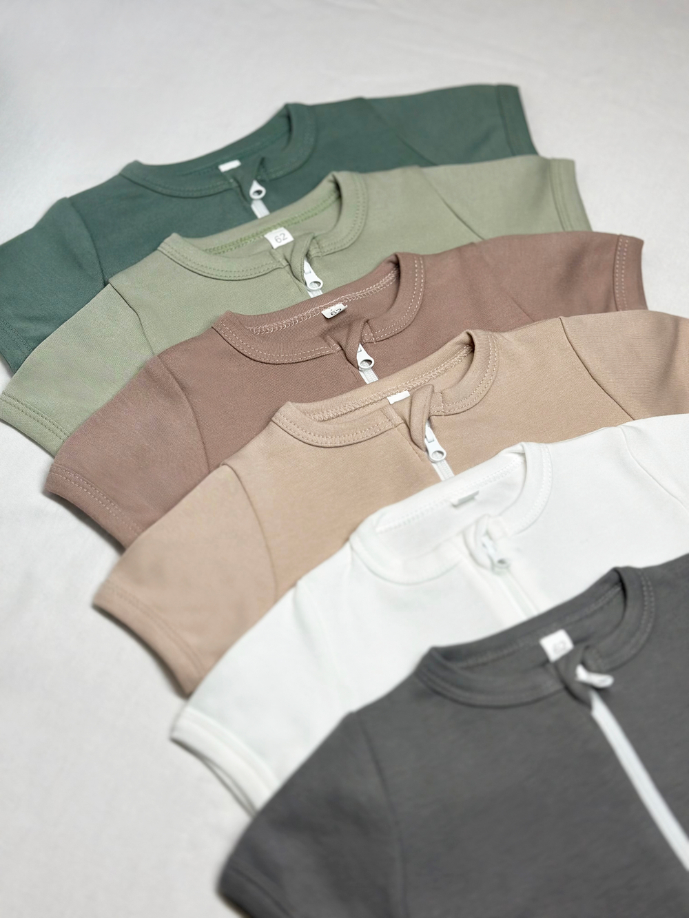 Полукомбинезон-песочник на молнии Тауп Грей RinaAmari