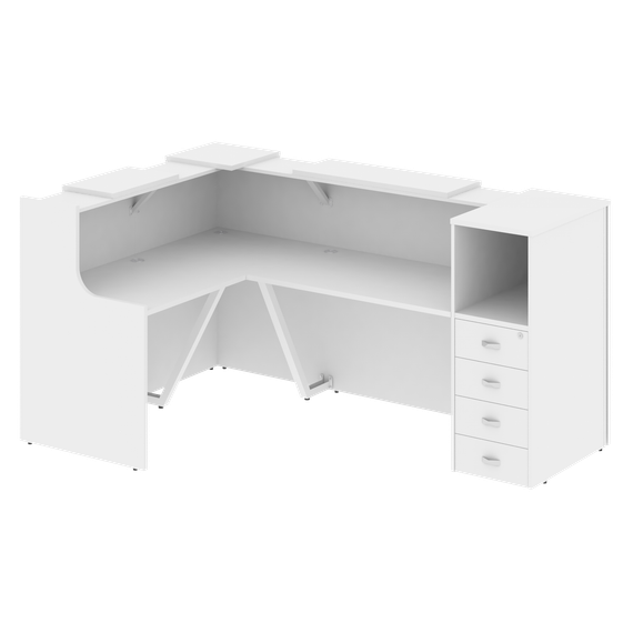 Onix Ресепшн O.R-K-25 Белый Бриллиант 2373*1568*1187