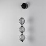 Настенный светильник OB2437 pearl black/smoke