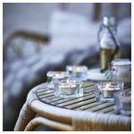 Набор ароматических свечей IKEA JAMLIK (ЯМЛИК), Ваниль, Светло-бежевый, 3,5 часа, 30 шт