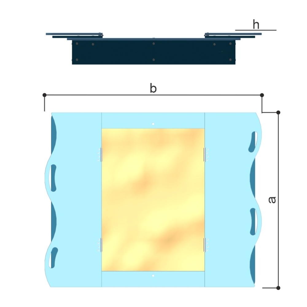 Песочница с крышкой для детской площадки Romana 057.36.00