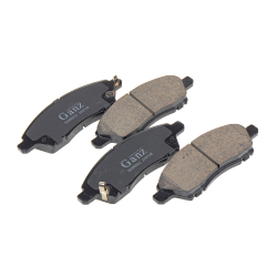 Колодки GANZ передние NISSAN Tiida 07 / Type Akebono Арт.:GIJ09522