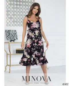 Платье 2003-синий Minova