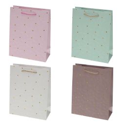 GAEM Пакет подарочный (бумага 210г/м2, блок микс 12шт), L18 W8 H23 см, 4в.