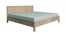 Кровать с ортопедическим основанием (металл) Sherlock 41 180х200, дуб сонома