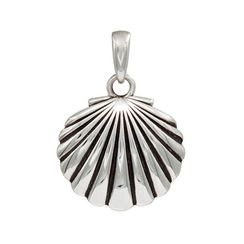Подвеска Ракушка - кулон из серебра 925 пробы