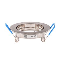 KL1 CH Светильник ЭРА литой простой MR16,12V, 50W хром