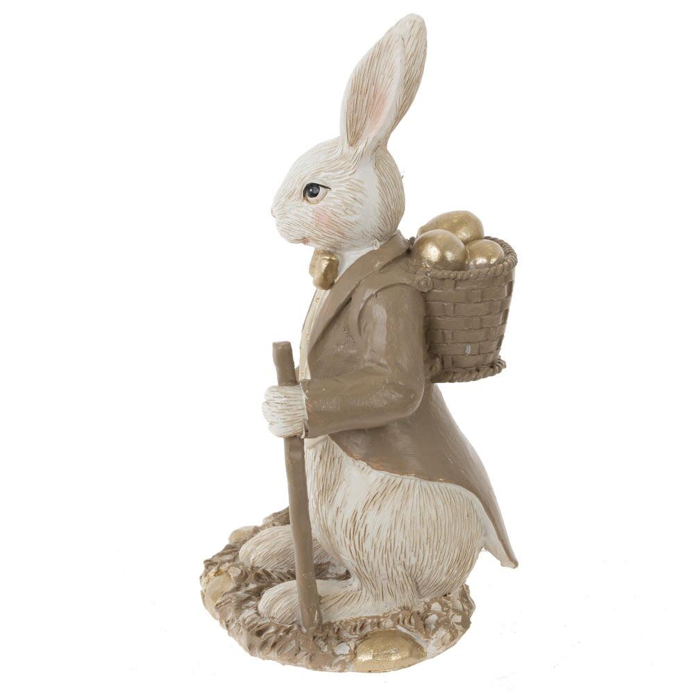 GAEM Фигурка декоративная "Заяц с цыпленком", L10,5 W8 H15 см