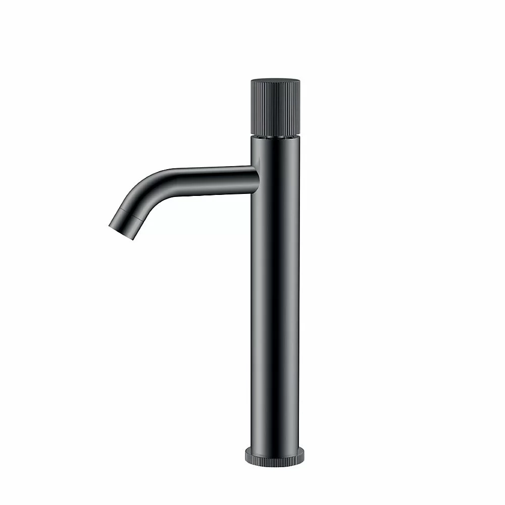 Смеситель для раковины Boheme Stick 122-SGM.3 оружейная сталь/ручка LINEA