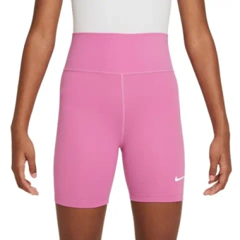 Шорты для девочки теннисные Nike Kids One Dri-Fit 5in - playful pink/white