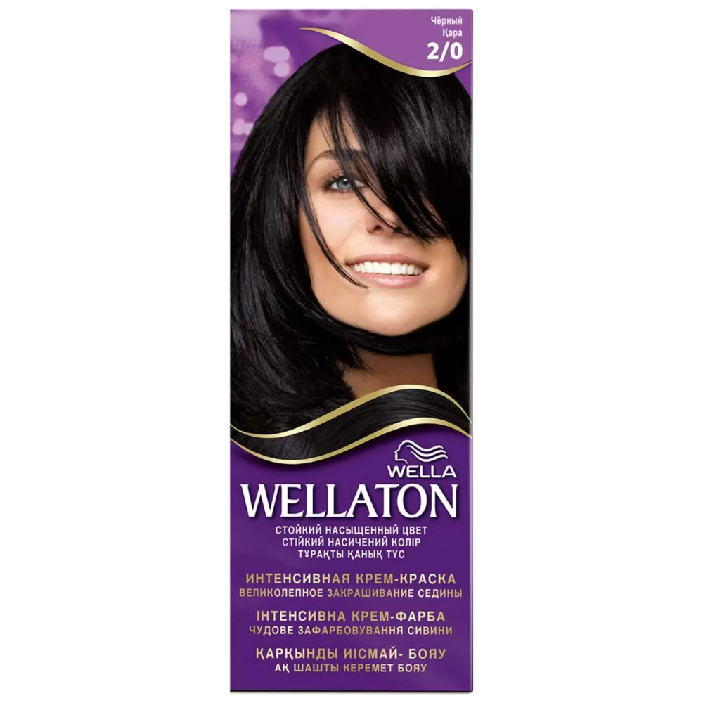 Краска для волос Wellaton Черный