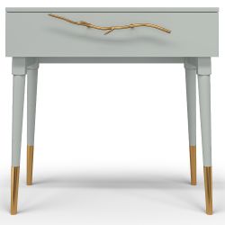 Консоль Арт Колор matte Стайл Голд Серый дым матовый