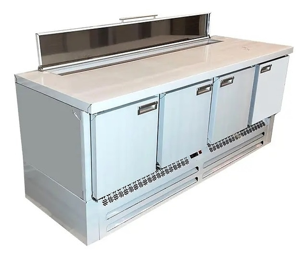 Холодильный стол для пиццы CLSY LUXE Saladetta 1,970 505 л