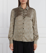 Сатиновая рубашка Liu Jo - бежевый(MF3331 T5958)