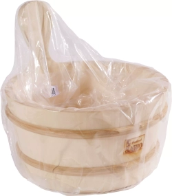 SAWO Кадушка деревянная 4л, с пластиковой вставкой, 340-A