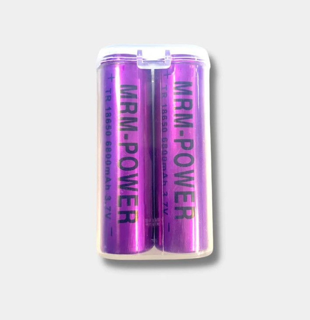 Аккумулятор 18650 емкостью 6800 mAh 3.7V 2 шт