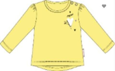 Лонгслив для девочки р.86 Желтый 406-010-191