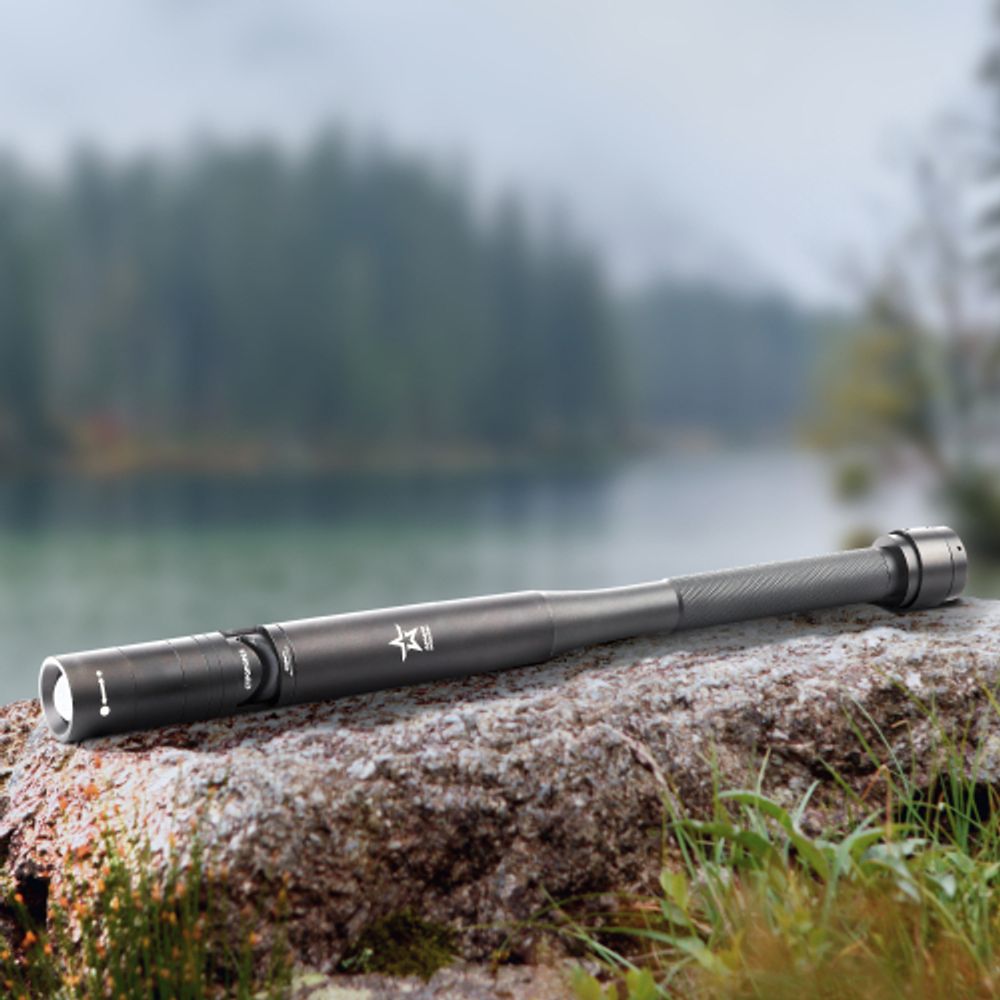 Светодиодный фонарь АРМИЯ РОССИИ MB-701 Аргумент ручной на батарейках молоток стропорез | Универсальные  фонари