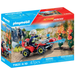Playmobil - Action Heroes Квадроцикл пожарных в действии 71825