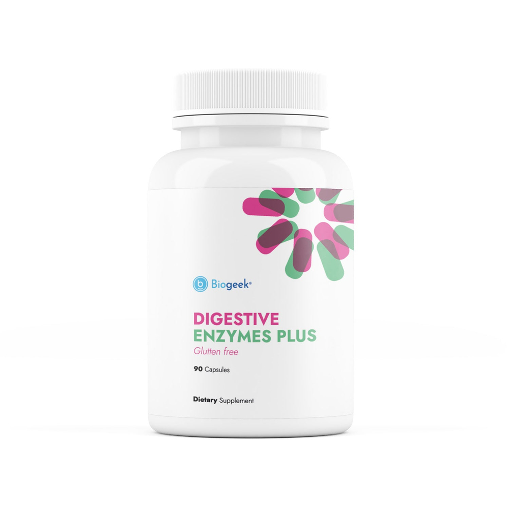 Digestive Enzymes Plus 90 таблеток Biogeek