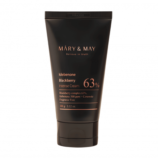 Крем для лица с идебеноном и ежевичным комплексом MARY&MAY Idebenone Blackberry Intense Cream 100 гр
